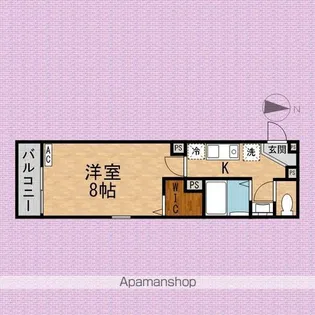 クアドリフォリオ川越【2階】の間取り