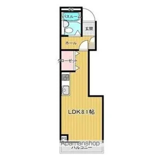 メリディアンオフィス柏木【2階】の間取り