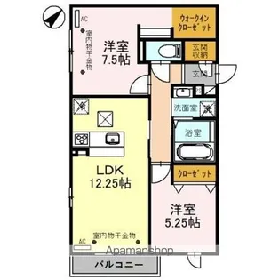グラン・ファミール【1階】の間取り