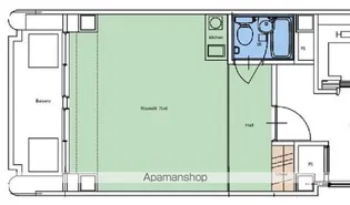 アルジャン大手町【5階】の間取り
