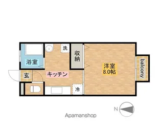 メゾン・M【206号室】の間取り