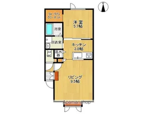 エリア13・12【102号室】の間取り