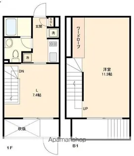 GRAN PASEO新宿【1階】の間取り