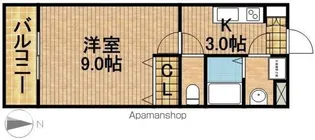 AKOYA・PERLE・SUN【1階】の間取り