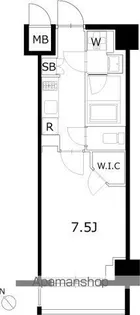 ケーディーエックスレジデンス豊洲【2階】の間取り