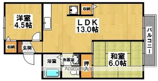 セジュール百舌鳥【2階】の間取り