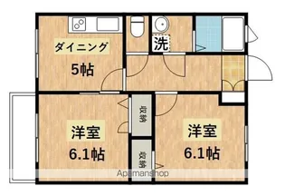 リヴェール滝山【103号室】の間取り