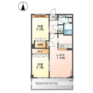 ウッドヴィレッジⅡ【4階】の間取り