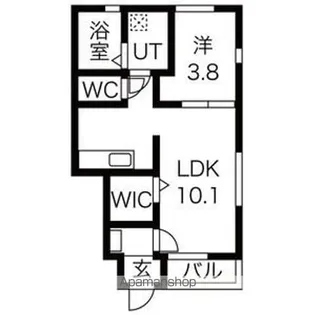 エスペランサII【1階】の間取り