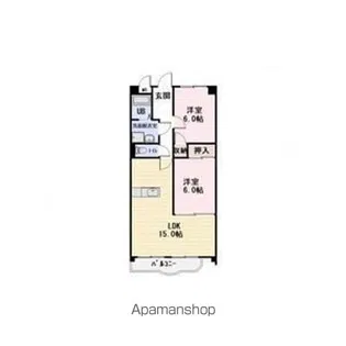 ISO GAI グランドエィワンA【2階】の間取り