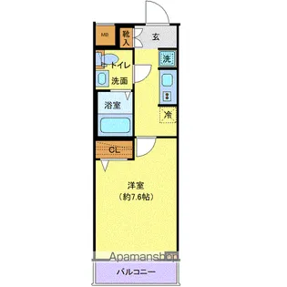 クレヴィスタ練馬武蔵関【3階】の間取り
