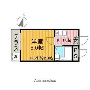 パークヴィラ鶴間B棟【1階】の間取り