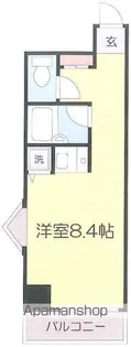 モンテベルデ第2横浜【201号室号室】の間取り