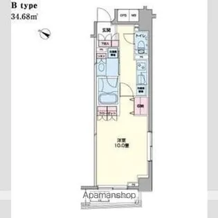 東京都中央区日本橋浜町2丁目【マンション】の間取り