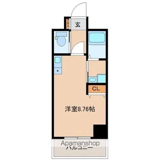LUNA仙台東口【8階】の間取り