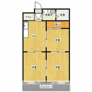 サンライフ今渡【603号室】の間取り