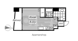 シャトー&ホテル名駅南2ND【9階】の間取り