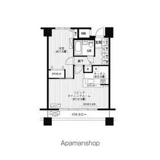 LOOPーM【3階】の間取り