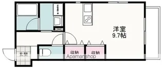 グラン・メゾン静岡【104号室】の間取り