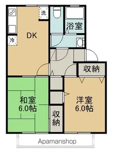 サンライトハイツ【1階】の間取り