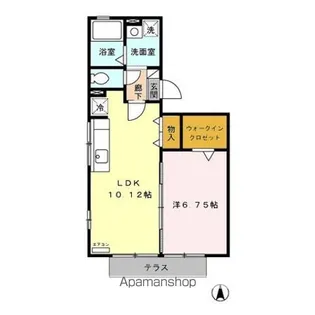 アルカンシェル【1階】の間取り