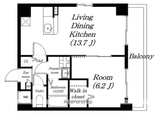 パラッツォ【403号室】の間取り