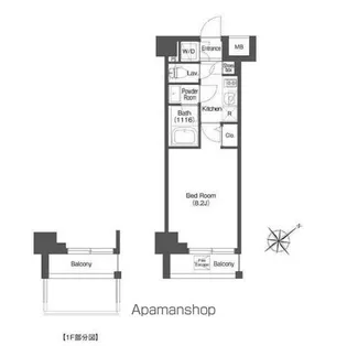 アイフラット中目黒【2階】の間取り