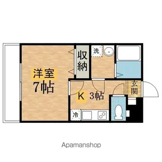 エストデュポン【1階】の間取り