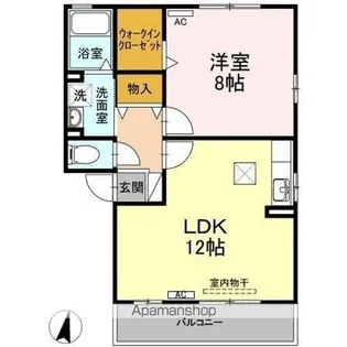 カレーラ【1階】の間取り