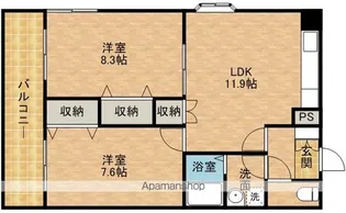 アルテッツァ紺屋町【10階】の間取り