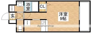 アスヴェル新北野モスト【3階】の間取り