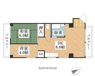 第3GSビル【3階】の間取り