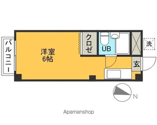ハイツサンユー【3階】の間取り