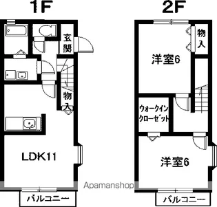 シュテルンビルト味鋺【1階】の間取り