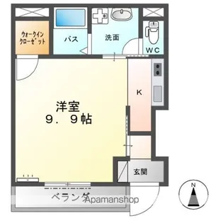 ロココ TACHIBANAYA【1階】の間取り