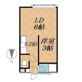 スカイパレス栄【2階】の間取り