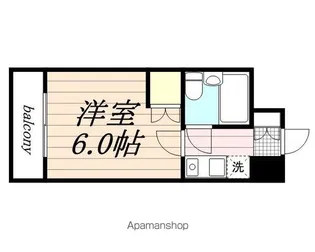 山京マンション【3階】の間取り