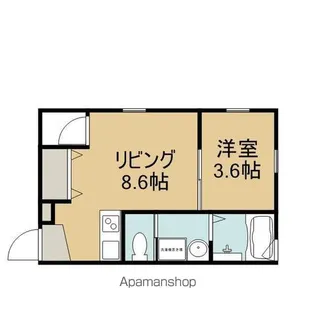 Studio N【2階】の間取り