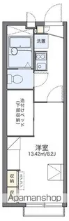 レオパレスサンバードB【2階】の間取り