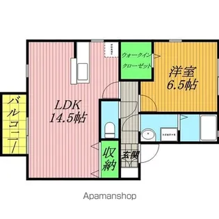 フローリド・F【1階】の間取り