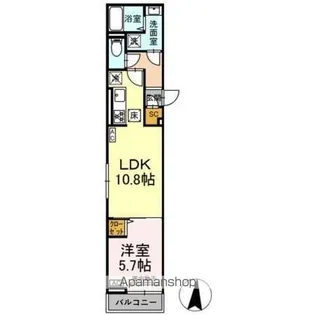 セレスティア小茂根【1階】の間取り