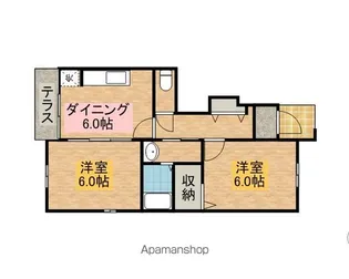 エレガンテプレッソ【1階】の間取り