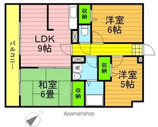 ローズ・ウッド【3階】の間取り