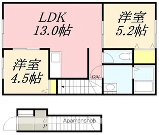 アルベリ【2階】の間取り