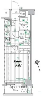 1Kの間取り画像
