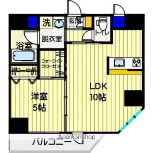 セントラル六本松【5階】の間取り