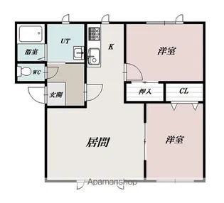ナナカマドⅡ【11号室】の間取り