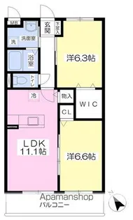 ユーミー平田【305号室号室】の間取り