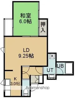 ジョイフル鍛治【1階】の間取り