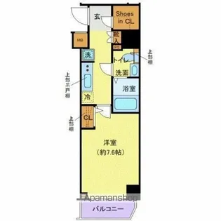 クレヴィスタ西巣鴨【8階】の間取り